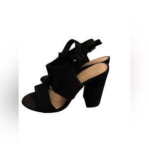 Aldo Elegant Black Heeled Sandals